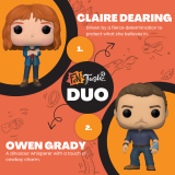 FUNTASTIC DUO Owen Grady + Claire Dearing