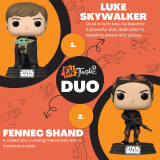 FUNTASTIC DUO Luke Skywalker + Fennec Shand