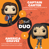 FUNTASTIC DUO Captain Carter + America Chavez