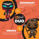 FUNTASTIC DUO Ironheart + M'baku