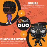 FUNTASTIC DUO Black Panther + Shuri