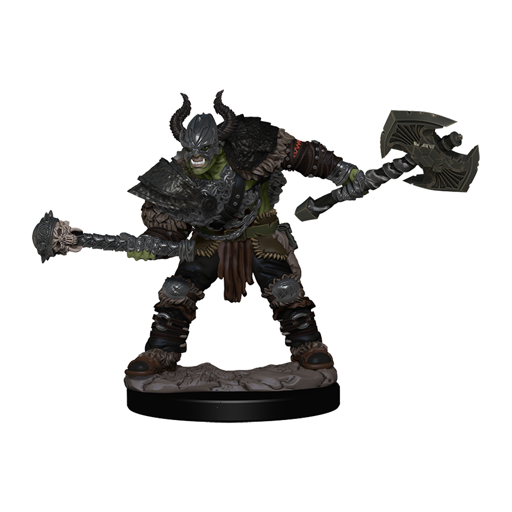 Pathfinder Miniatures - Half-Orc Barbarian Male