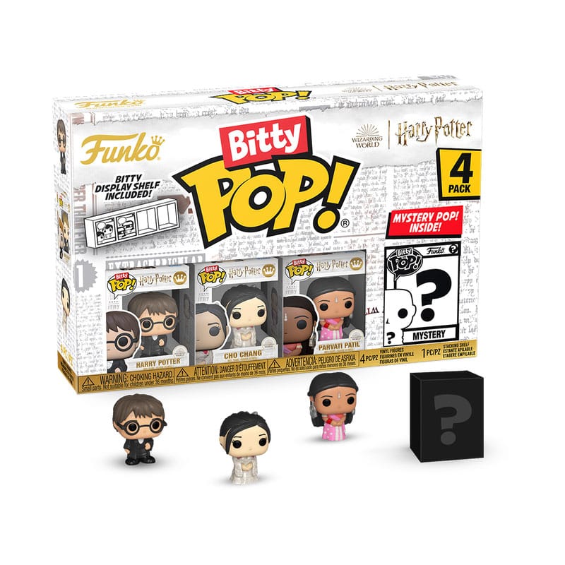 Funko Bitty POP: Harry Potter - Harry / Cho Chang / Parvati Patil