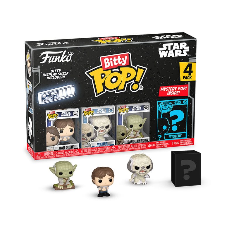 Funko Bitty POP: Star Wars - Han Solo / Wampa / Dagobah Yoda