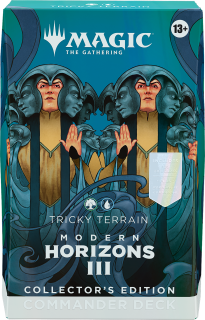 Magic the Gathering TCG: Modern Horizons 3 - Commander Deck: Tricky Terrain COLLECTOR'S EDITION