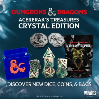 Dungeons & Dragons Sirius Dice - Acererak's Treasure Pack CRYSTAL EDITION (1)