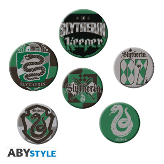 Odznak Harry Potter Pin Badges 6-Pack Slytherin