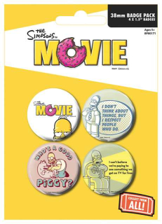 Odznak The Simpsons Movie (4)