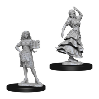 Pathfinder Miniatures: Bartender/Dancing Girl 2-pack, 4 cm