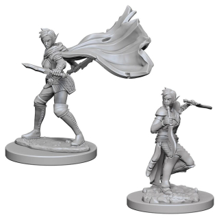 Pathfinder Miniatures - Elf Female Rigue 2-pack, 4 cm