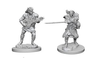 Dungeons & Dragons Nolzur's Marvelous Miniatures - Human Male Bard 2-pack, 4 cm