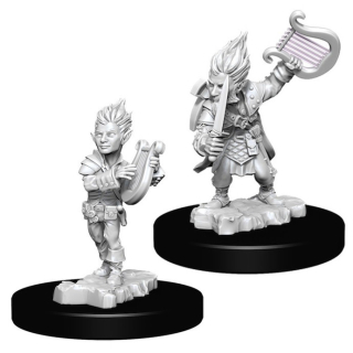 Pathfinder Miniatures: Gnome Male Bard 2-pack, 4 cm