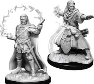 Dungeons & Dragons Nolzur's Marvelous Miniatures - Human Paladin Male 2-pack, 4 cm