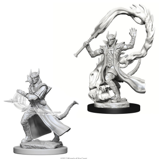 Dungeons & Dragons Nolzur's Marvelous Miniatures - Tiefling Male Sorcerer 2-pack, 4 cm