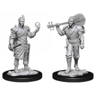 Dungeons & Dragons Nolzur's Marvelous Miniatures - Male Half-Elf Bard 2-pack, 4 cm