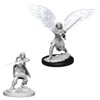 Dungeons & Dragons Nolzur's Marvelous Miniatures - Female Aasimar Fighter 2-pack, 4 cm