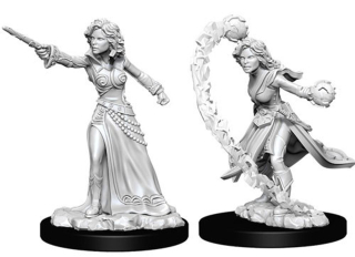 Pathfinder Miniatures: Female Human Wizard 2-pack, 4 cm