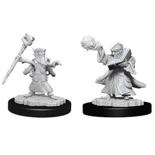 Dungeons & Dragons Nolzur's Marvelous Miniatures - Male Gnome Wizard 2-pack, 3 cm