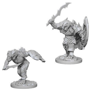 Dungeons & Dragons Nolzur's Marvelous Miniatures - Dragonborn Male Fighter 2-pack, 4 cm