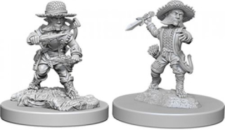 Pathfinder Miniatures: Male Halfling Rogue 2-pack, 3 cm