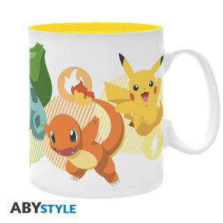 Šálka Pokémon Mug - Pikachu and Starters