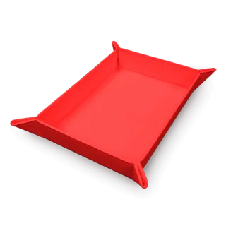 Tácka na hádzanie - UltraPRO Vivid Magnetic Folding Dice Tray - Red