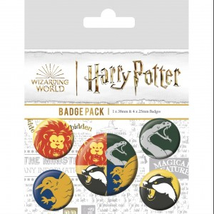 Odznak Harry Potter Pin Badges 5-Pack Clubhouse