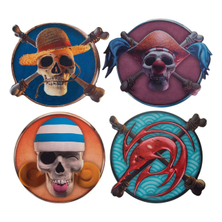 Podložka pod pohár - One Piece Coaster 4-Pack Characters #1