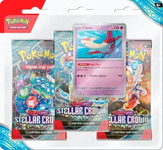 Pokémon TCG: Scarlet & Violet 07 Stellar Crown 3-PACK BLISTER