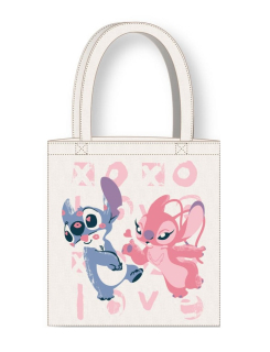 Taška - Nákupná taška Lilo & Stitch Tote Bag Stitch & Angel Love