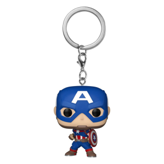 Kľúčenka POP MARVEL - Captain America 4 cm