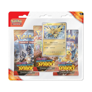 Pokémon TCG: Scarlet & Violet 08 Surging Sparks  3-PACK BLISTER