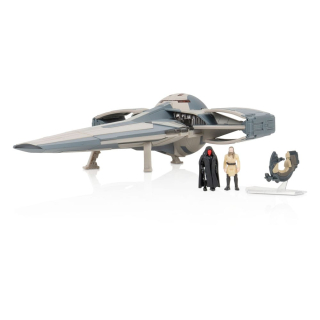 Star Wars Micro Galaxy Squadron Feature Vehicle with Figures - Sith Infiltrator Episode 1