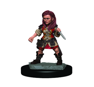 Dungeons & Dragons: Icons of the Realms -  Halfling Female Rogue Premium Figure, 2 cm