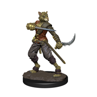 Dungeons & Dragons: Icons of the Realms - Tabaxi Male Rogue Premium Figure, 4 cm