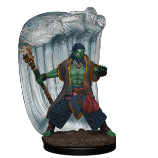 Dungeons & Dragons: Icons of the Realms - Water Genasi Male Druid Premium Figure, 4 cm