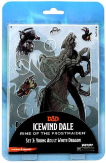 Dungeons & Dragons: Idols of the Realms: Rime of the Frostmaiden 2D Miniatures - Set 3: Young Adult White Dragon