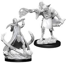 Dungeons & Dragons Nolzur's Marvelous Miniatures -  Arcanaloth & Ultrologh 2-Pack, 4 cm