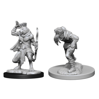 Dungeons & Dragons Nolzur's Marvelous Miniatures - Wererat & Weret 2-Pack, 4 cm