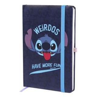 Zápisník - Lilo & Stitch Notebook A5 - Weirdos have more Fun