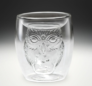 Pohár - Harry Potter 3D Glass Hedwig