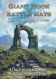 Giant Book of Battle Mats Wilds, Wrecks & Ruins EN