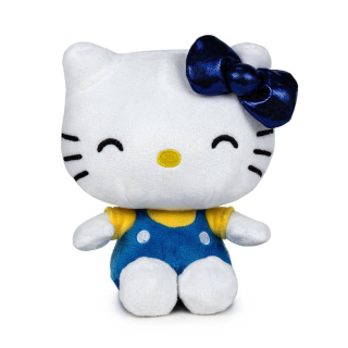 Hello Kitty Plush Figure 15 cm - tmavomodrá